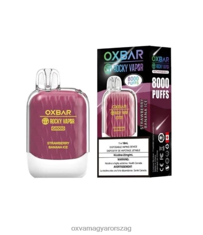 OXVA OXBAR G8000 epres banán jég - OXVA Vape Flavors N6TVV41