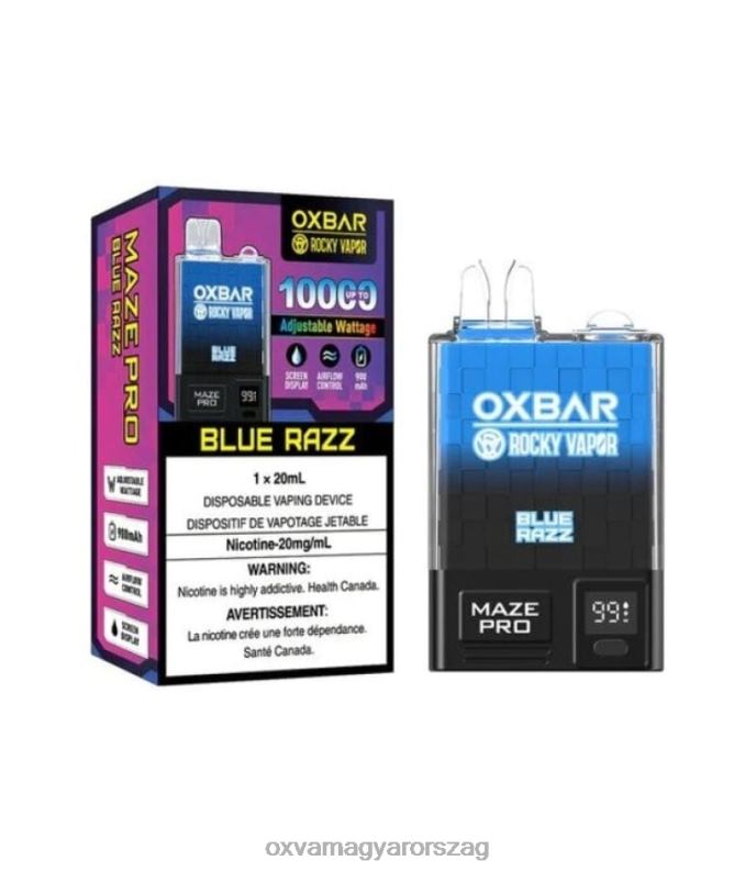 OXVA OXBAR MAZE PRO 10000 kék razz - OXVA Best Vape N6TVV26