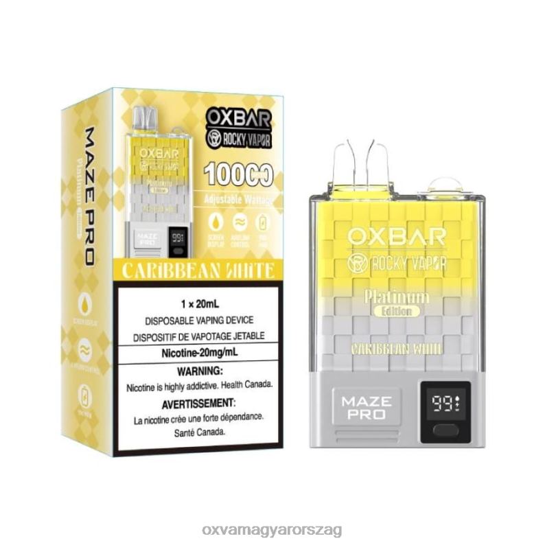 OXVA OXBAR MAZE PRO 10000 karibi fehér - E Cigarette OXVA N6TVV14