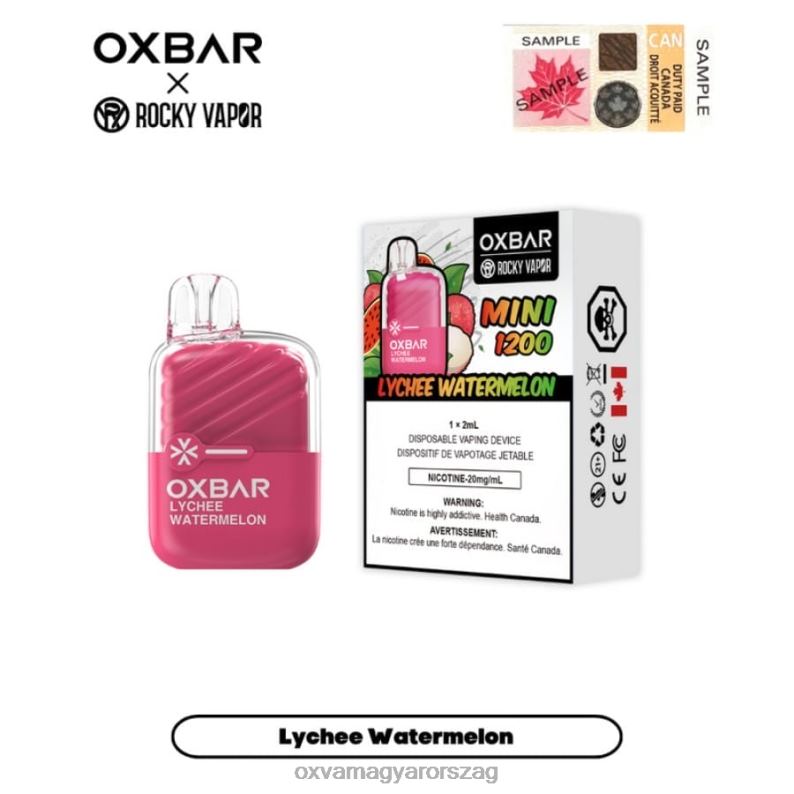 OXVA OXBAR MINI 1200 licsi görögdinnye - OXVA Vape Flavors N6TVV21