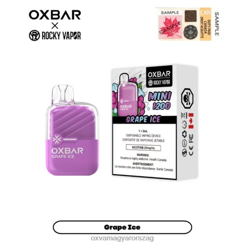 OXVA OXBAR MINI 1200 szőlőjég - OXVA Vape Pod N6TVV22