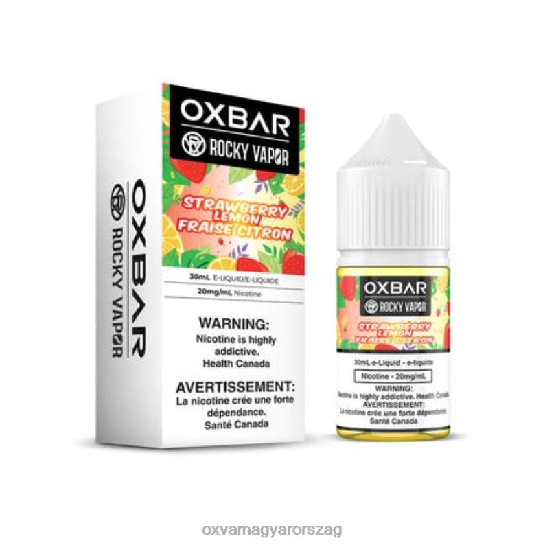 OXVA OXBAR eper citrom - OXVA Vape Pod N6TVV52 30 ml só nic