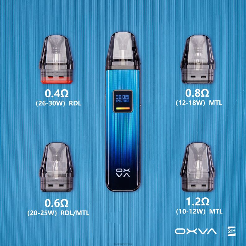 OXVA XLIM V3 szürke - OXVA Vape Price N6TVV83 patron felső feltöltése